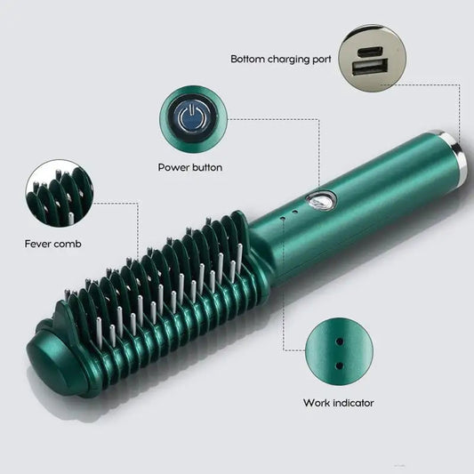 Electric Curling Straightening Comb