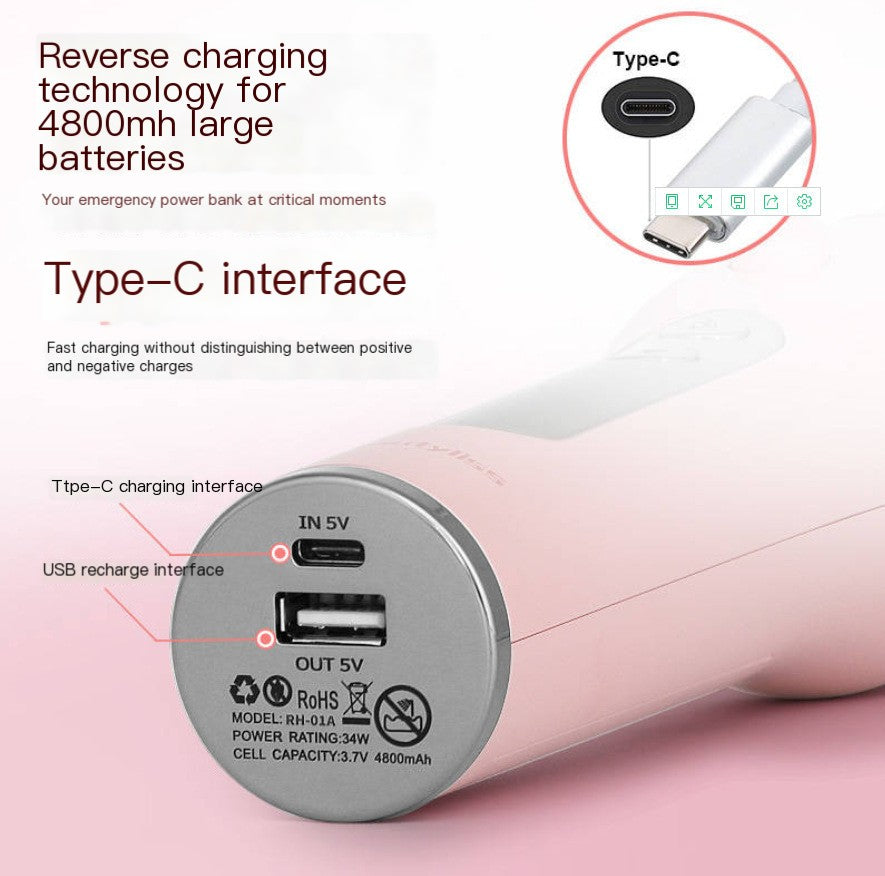 Wireless Automatic Hair Curler