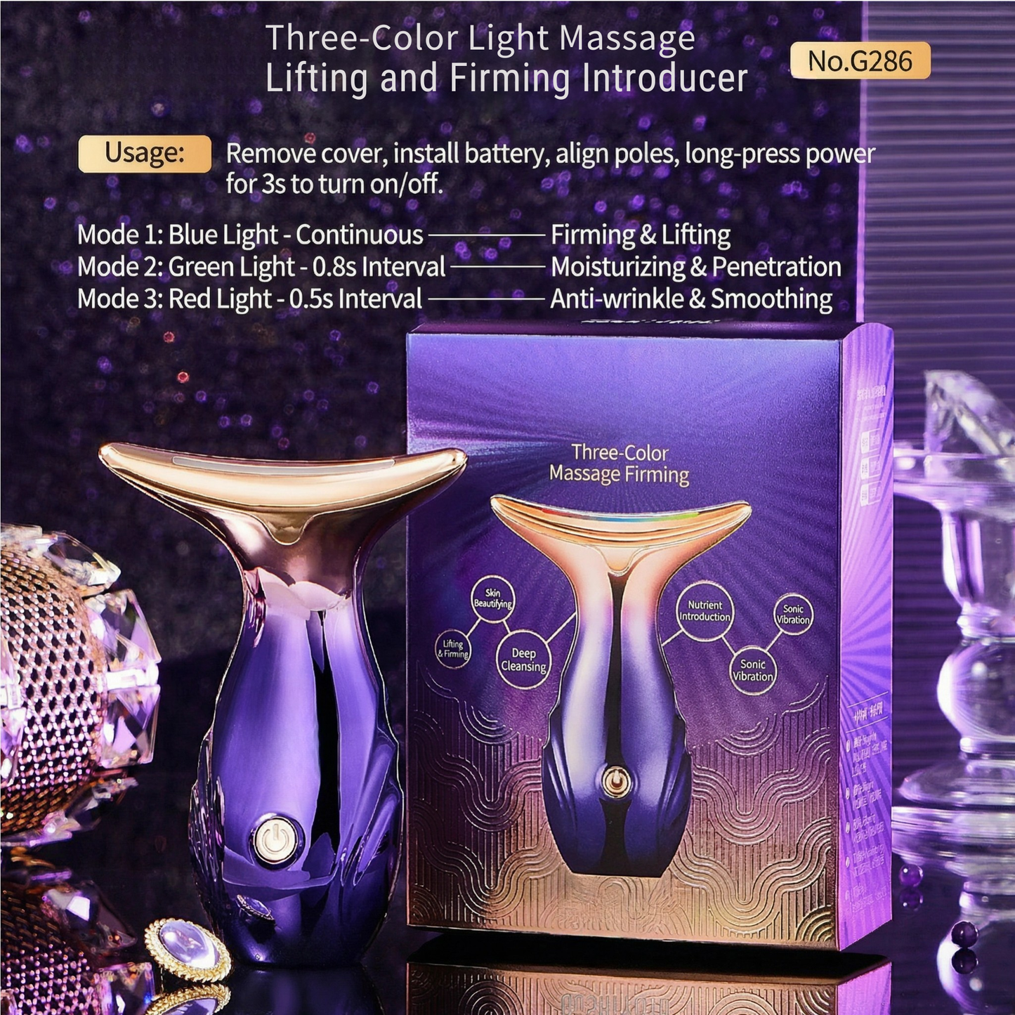 Portable Facial Massage Device