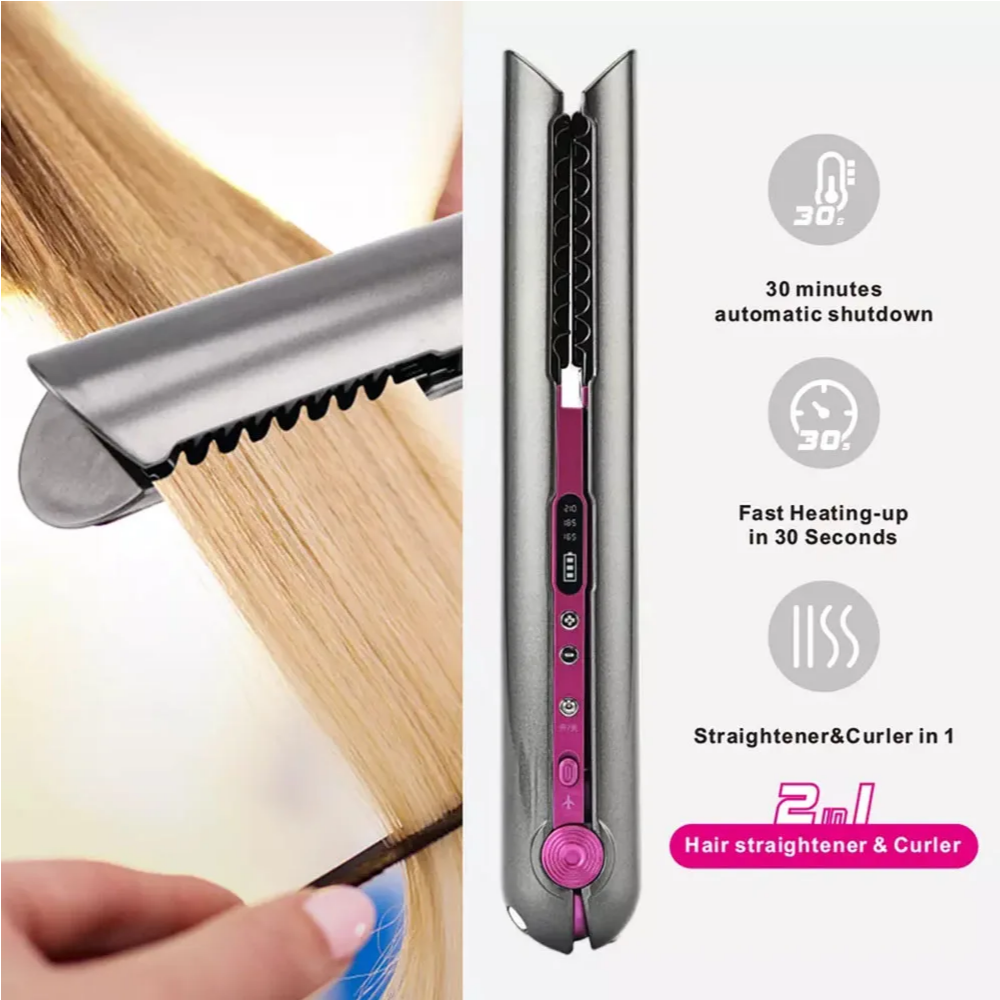 Portable Wireless Hair Curler