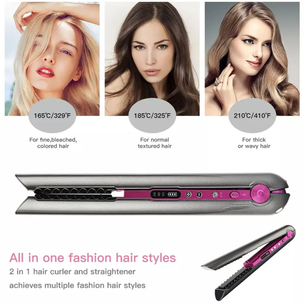 Portable Wireless Hair Curler