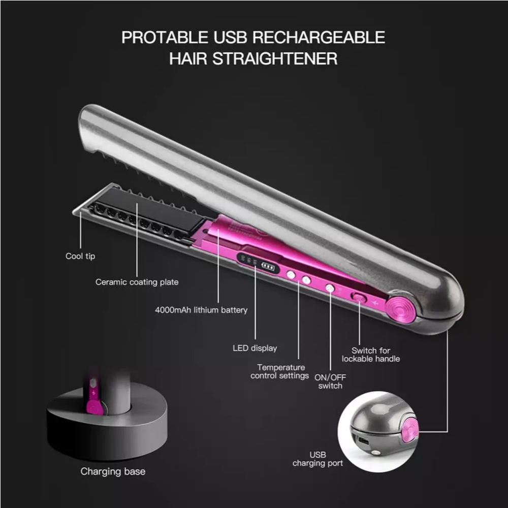 Portable Wireless Hair Curler