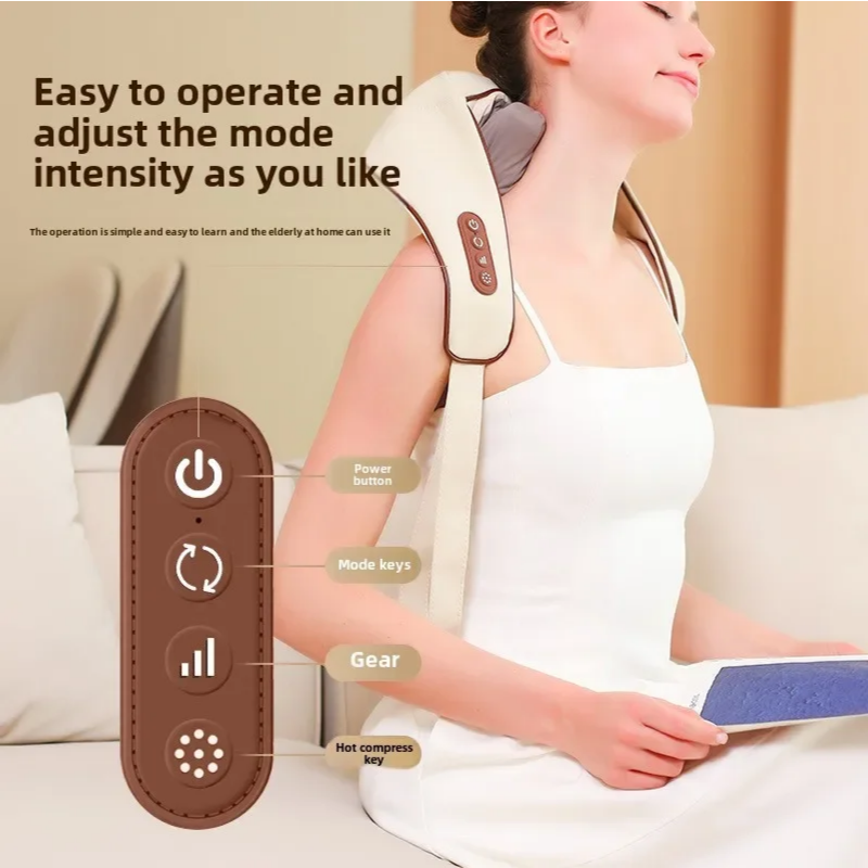 6-Node Neck Massager